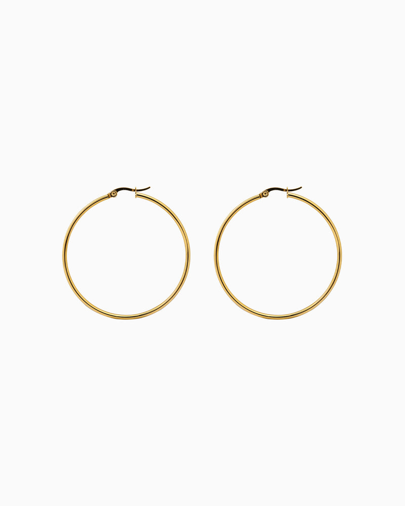 Essentials Classic Large Hinged Hoops