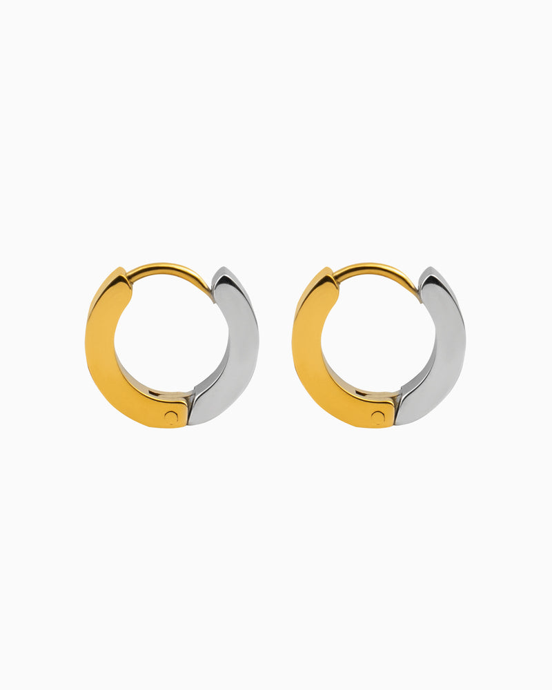 Dunes Mini Hinged Hoops | Zoe Olivia Jewellery Australia
