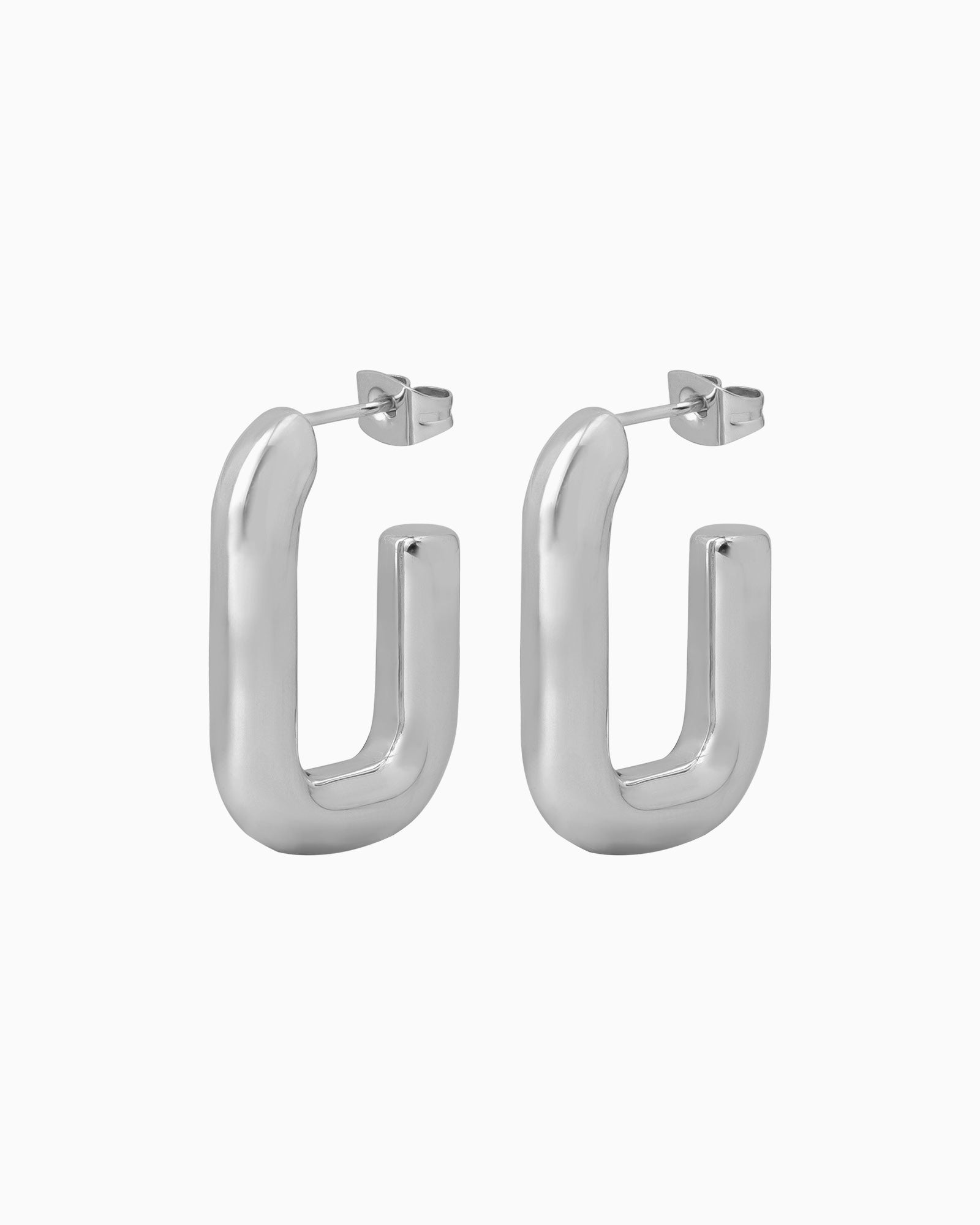 Essentials Thick Tubular Stud Hoops