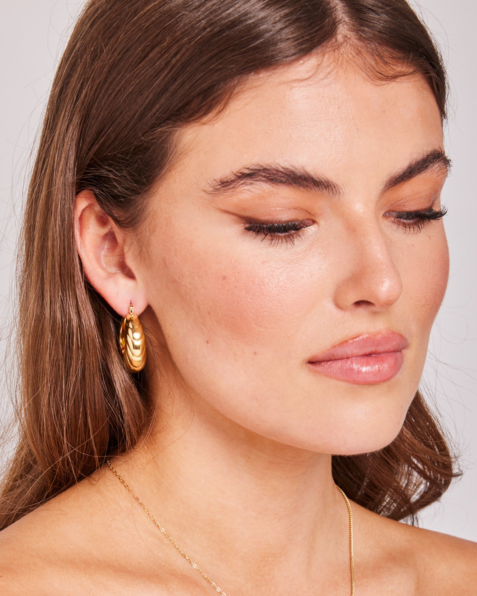 Drift Dome Twist Hoops | Zoe Olivia Jewellery Australia