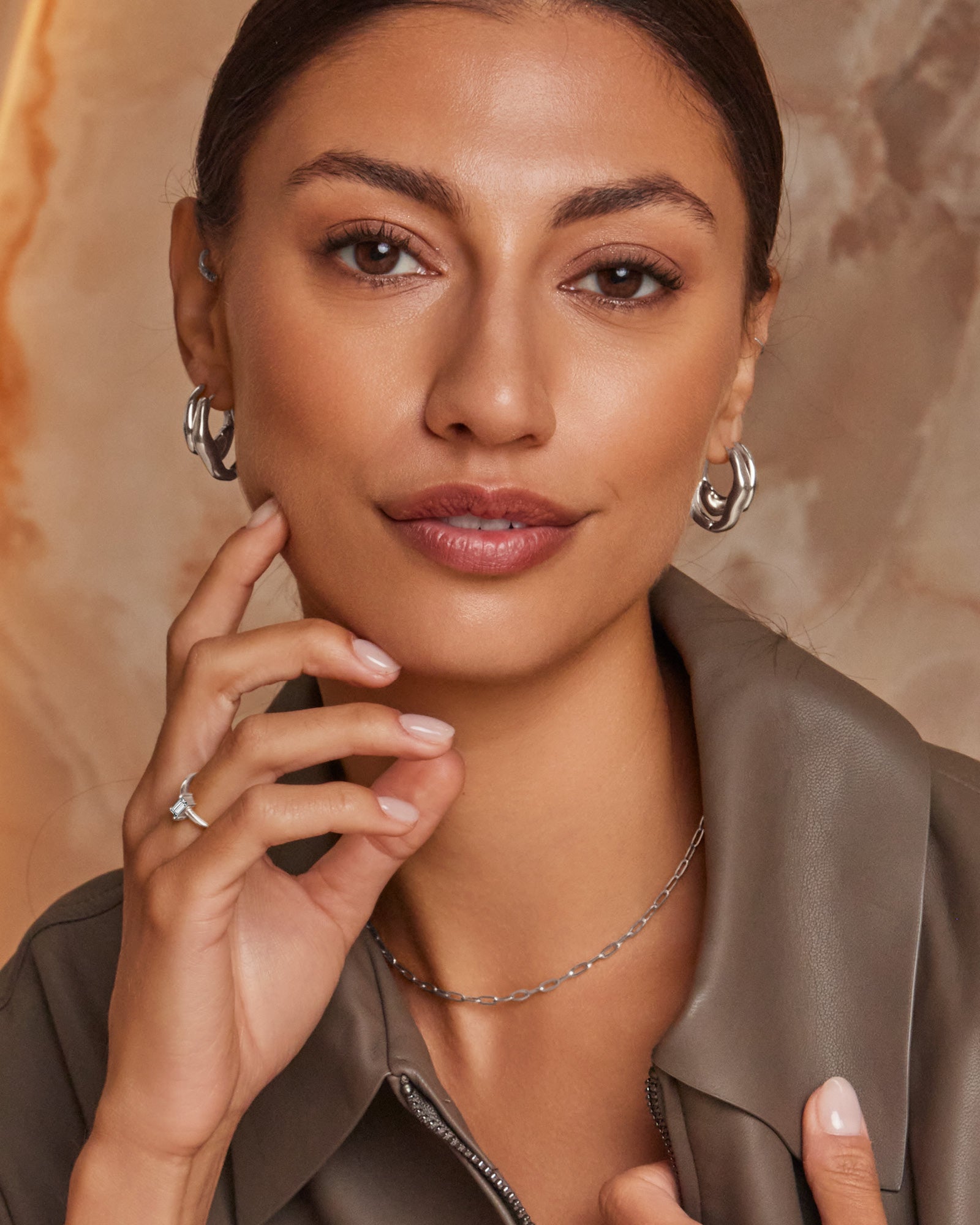 Muse Silver Twist Earrings