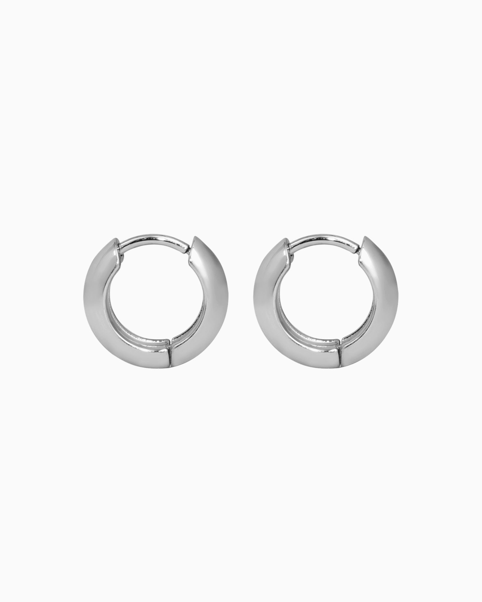 Essentials Silver Small Thick Huggies