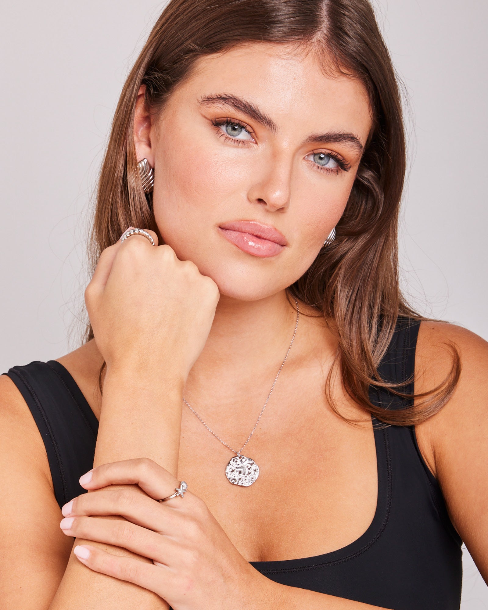 Drift Ocean Inspired Medallion Necklace | Zoe Olivia Jewellery Australia