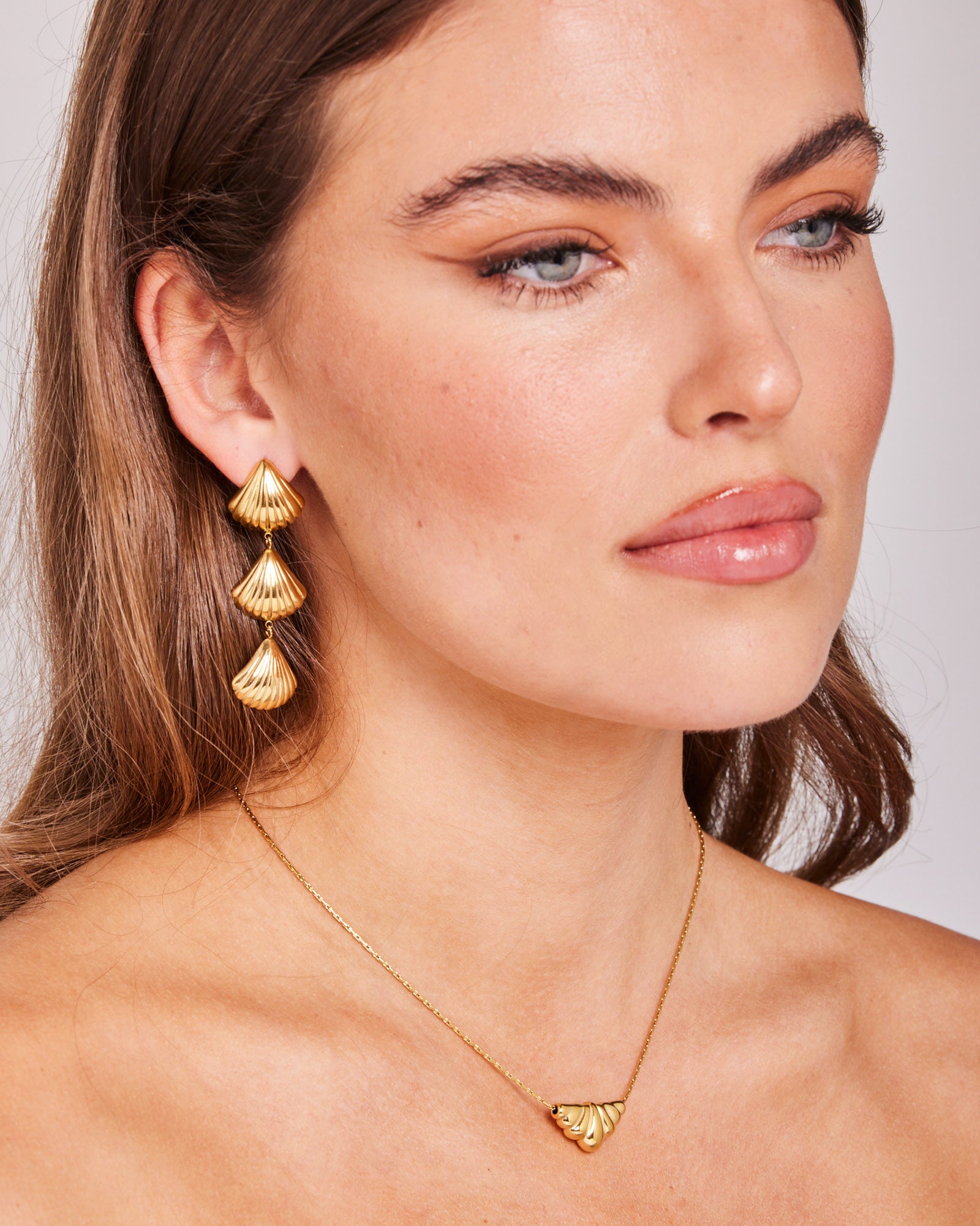 Drift Simple Crescent Necklace | Zoe Olivia Jewellery Australia