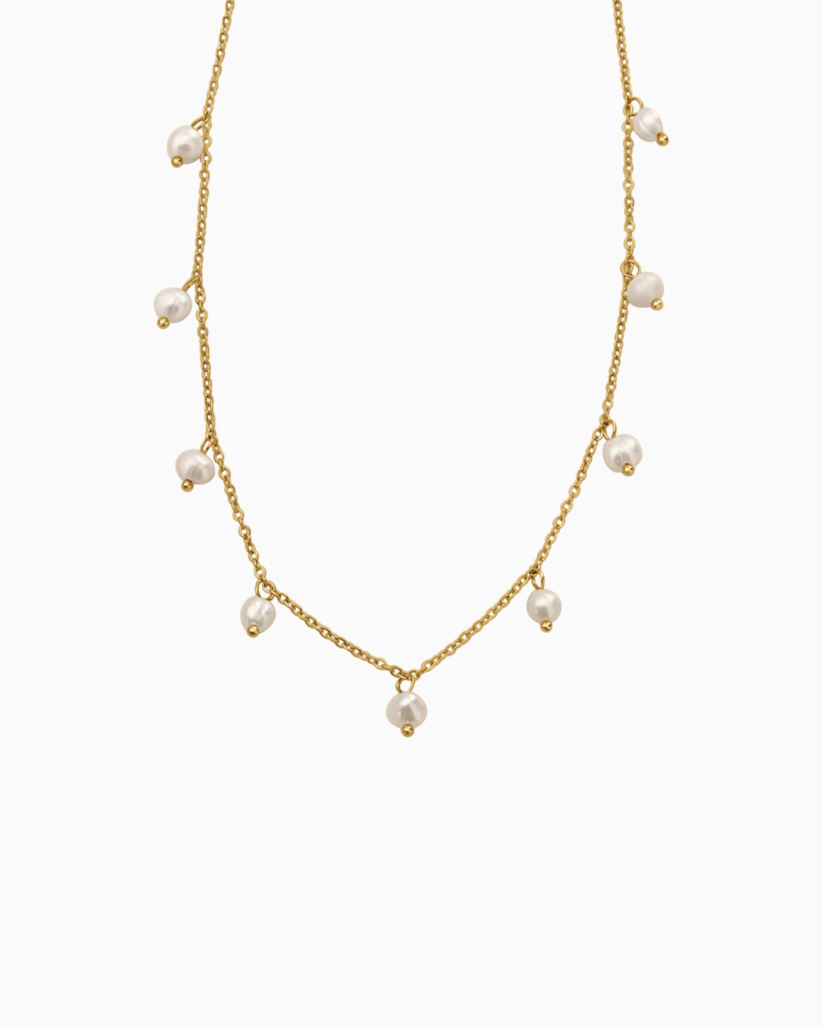 Essentials Timeless Intermittent Pearl Necklace
