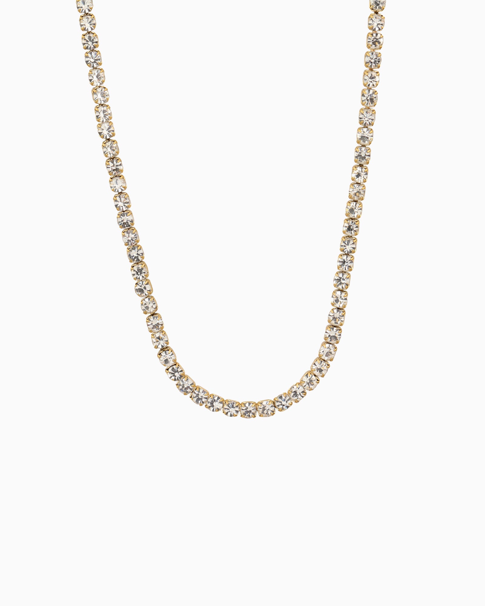 Classic Cubic Zirconia Tennis Necklace