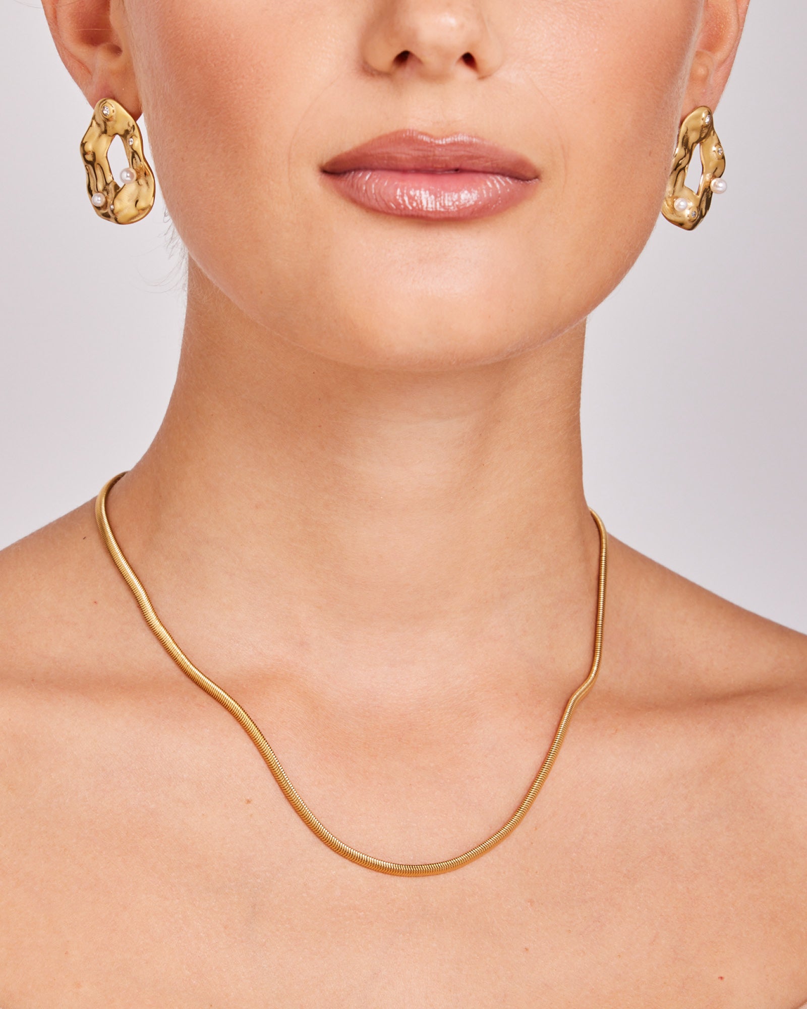 Essentials Snake Chain Necklace | Zoe Olivia Jewellery Australia