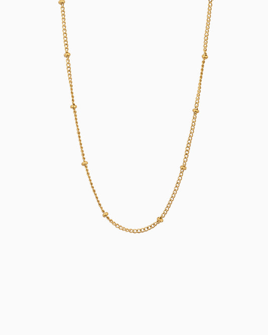 Essentials Intermittent Bead Necklace | Zoe Olivia Jewellery Australia
