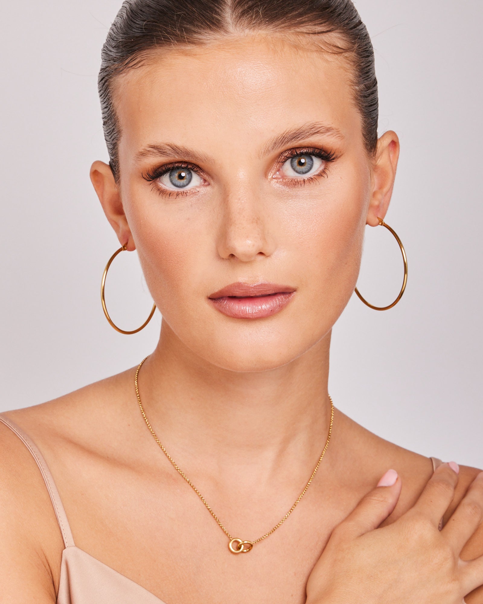 Essentials Interlocking Circles Necklace | Zoe Olivia Jewellery Australia