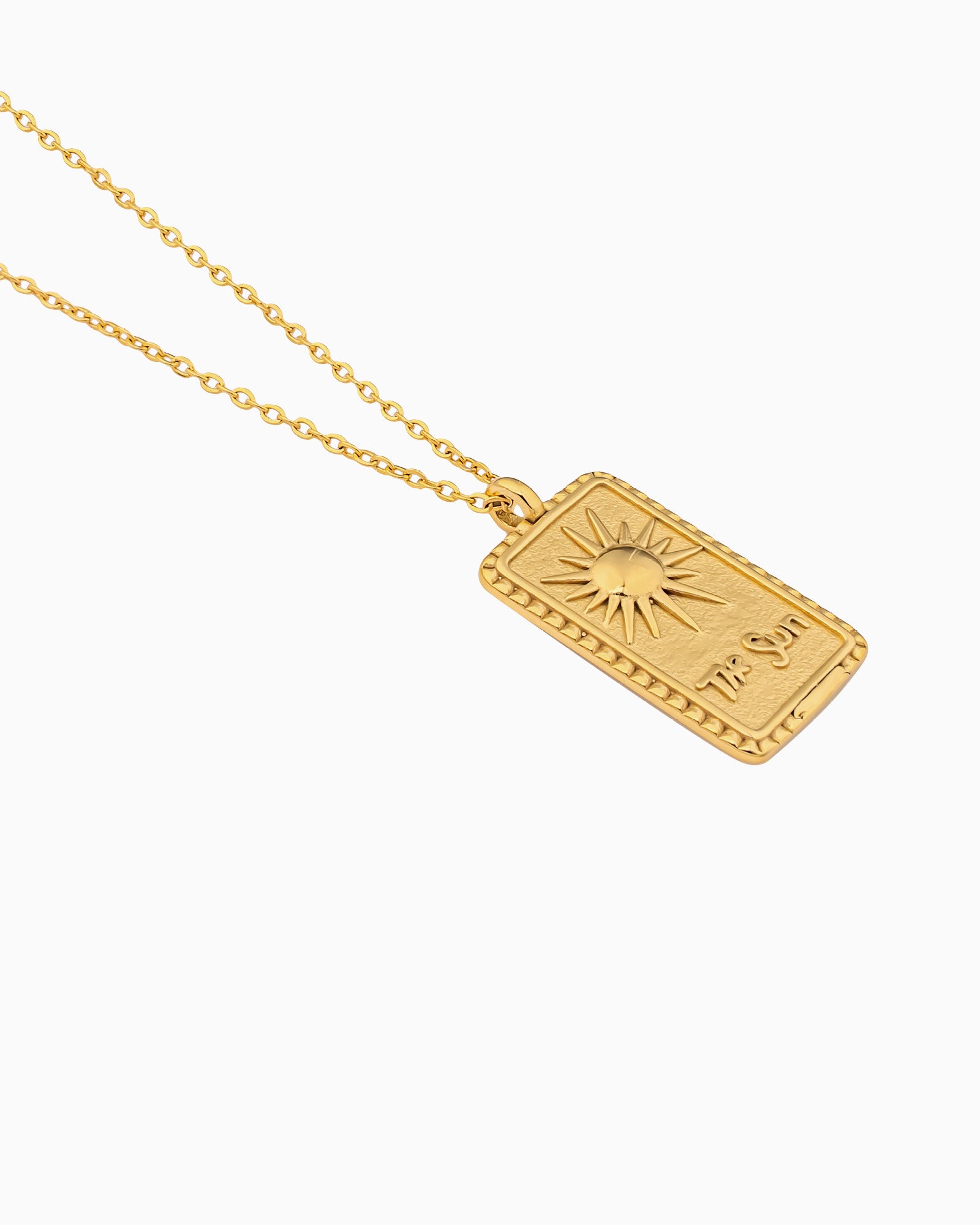 Solara Sunshine Tag Necklace | Zoe Olivia Jewellery Australia