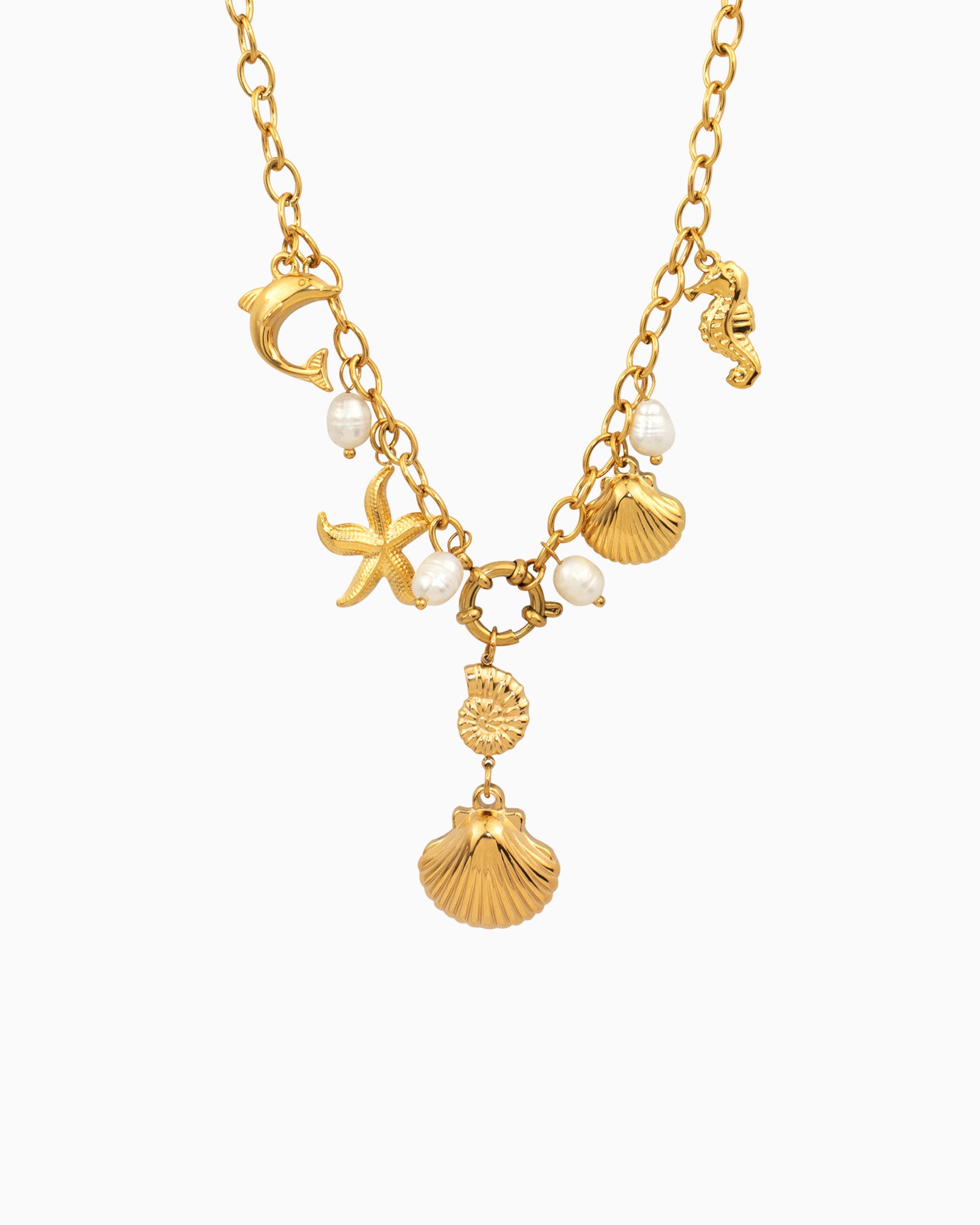 Solara Ocean Inspired Statement Necklace | Zoe Olivia Jewellery Australia