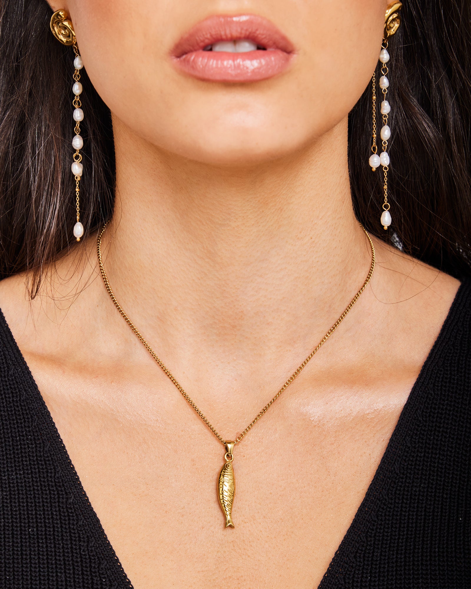 Solara Fish Necklace | Zoe Olivia Jewellery Australia