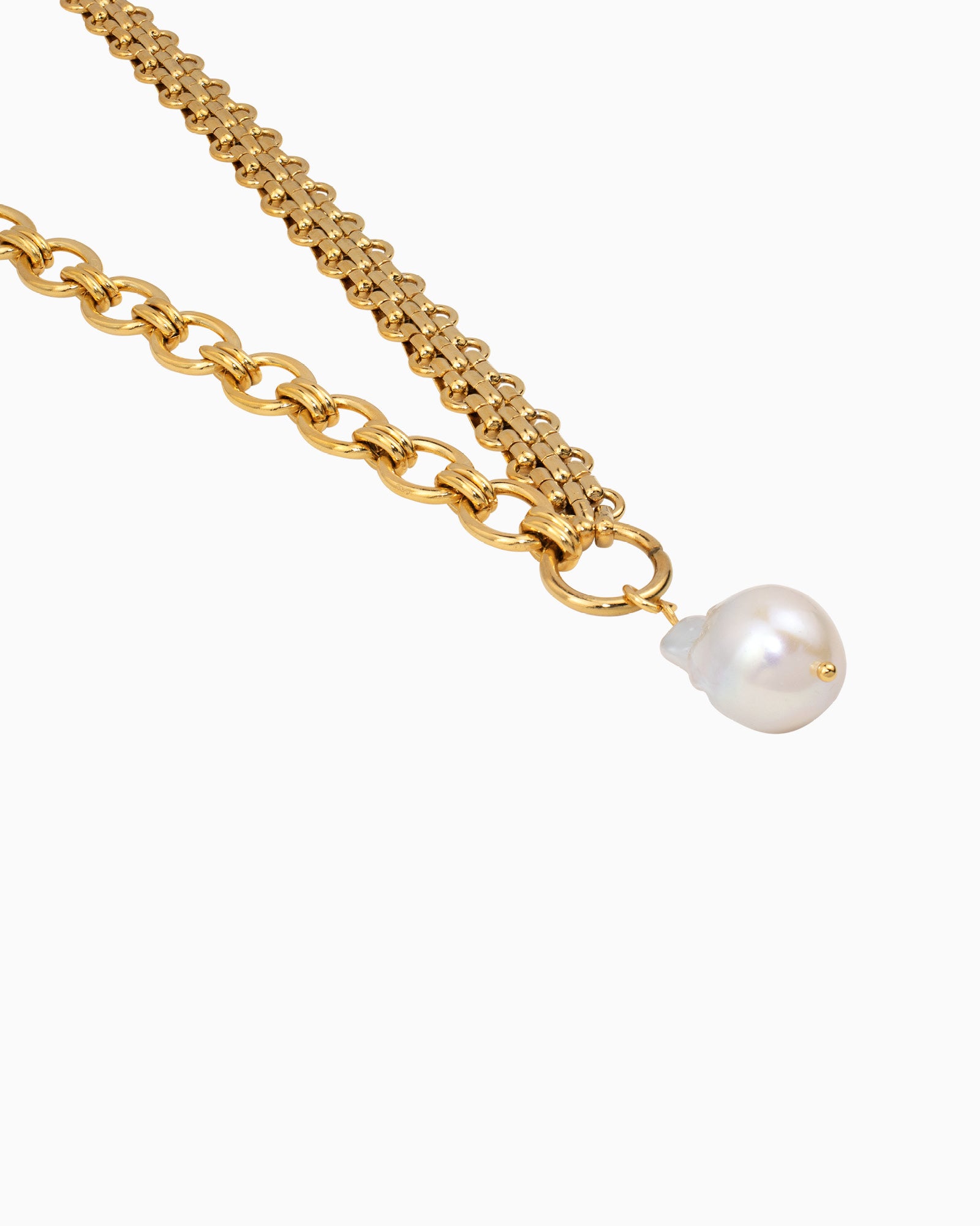 Luna Chunky Pearl Statement Necklace | Zoe Olivia Jewellery Australia