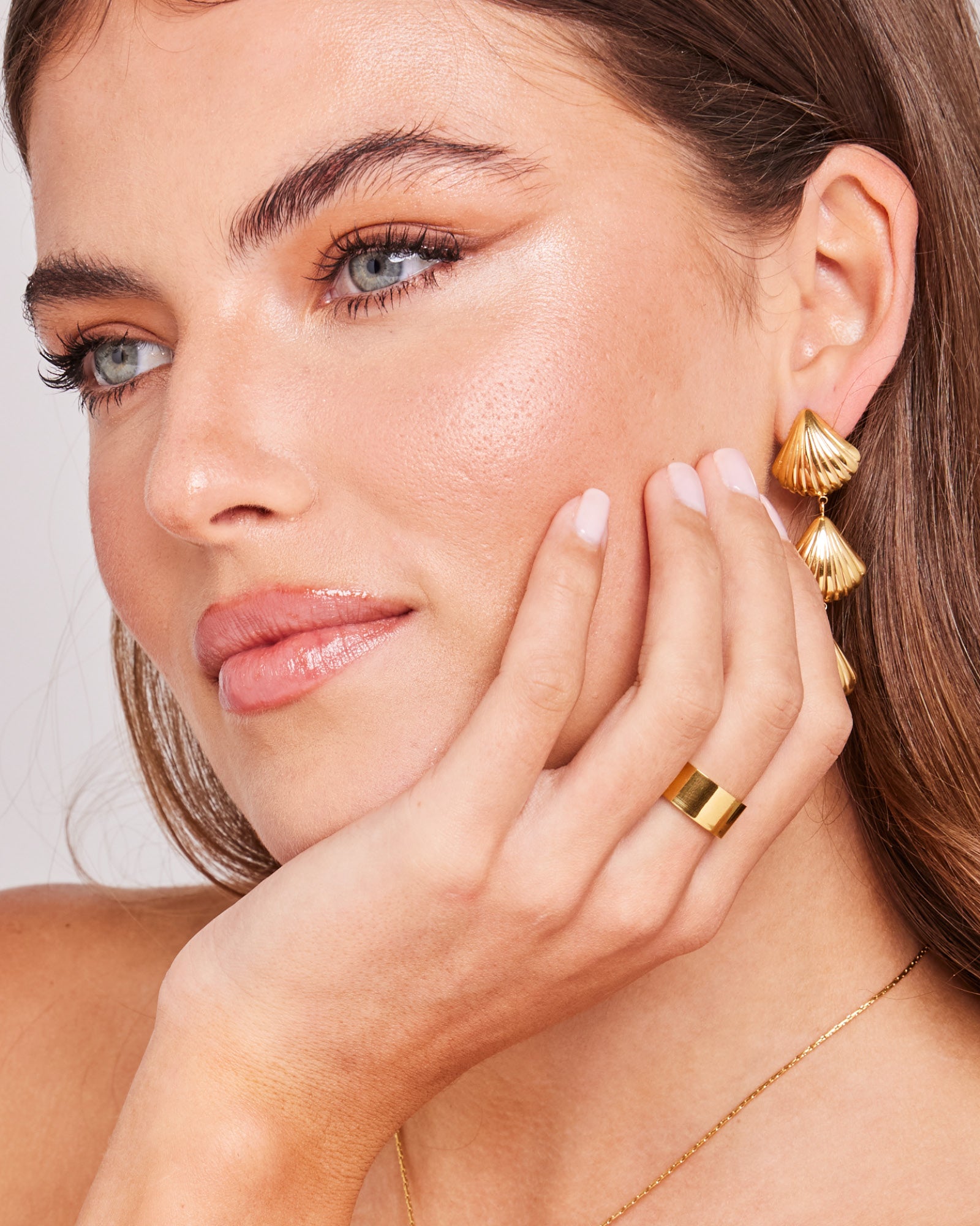 Essentials Classic Thick Polished Band | Zoe Olivia Jewellery Australia