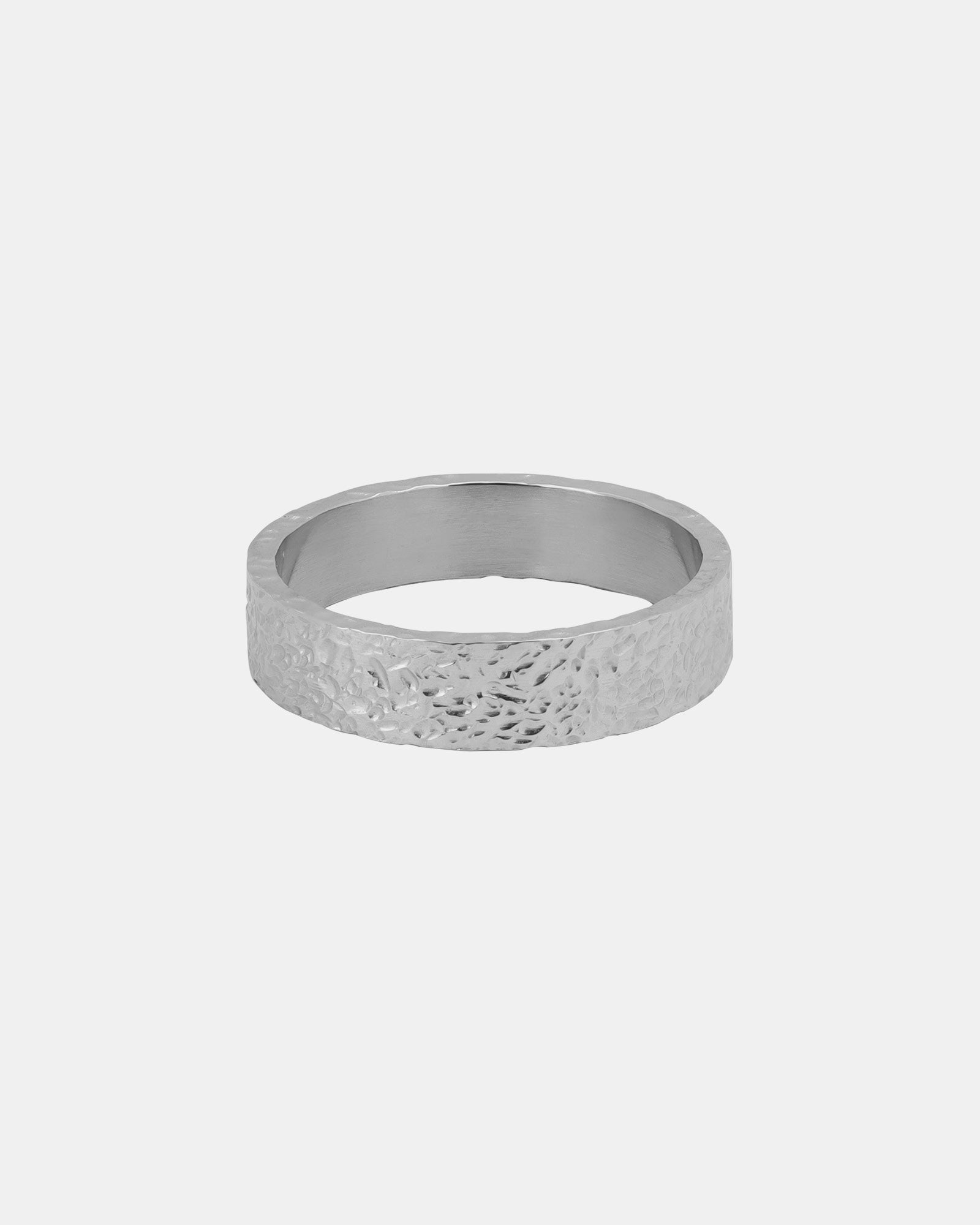 Texture Medium Rough Hammered Band | Zoe Olivia Jewellery Australia