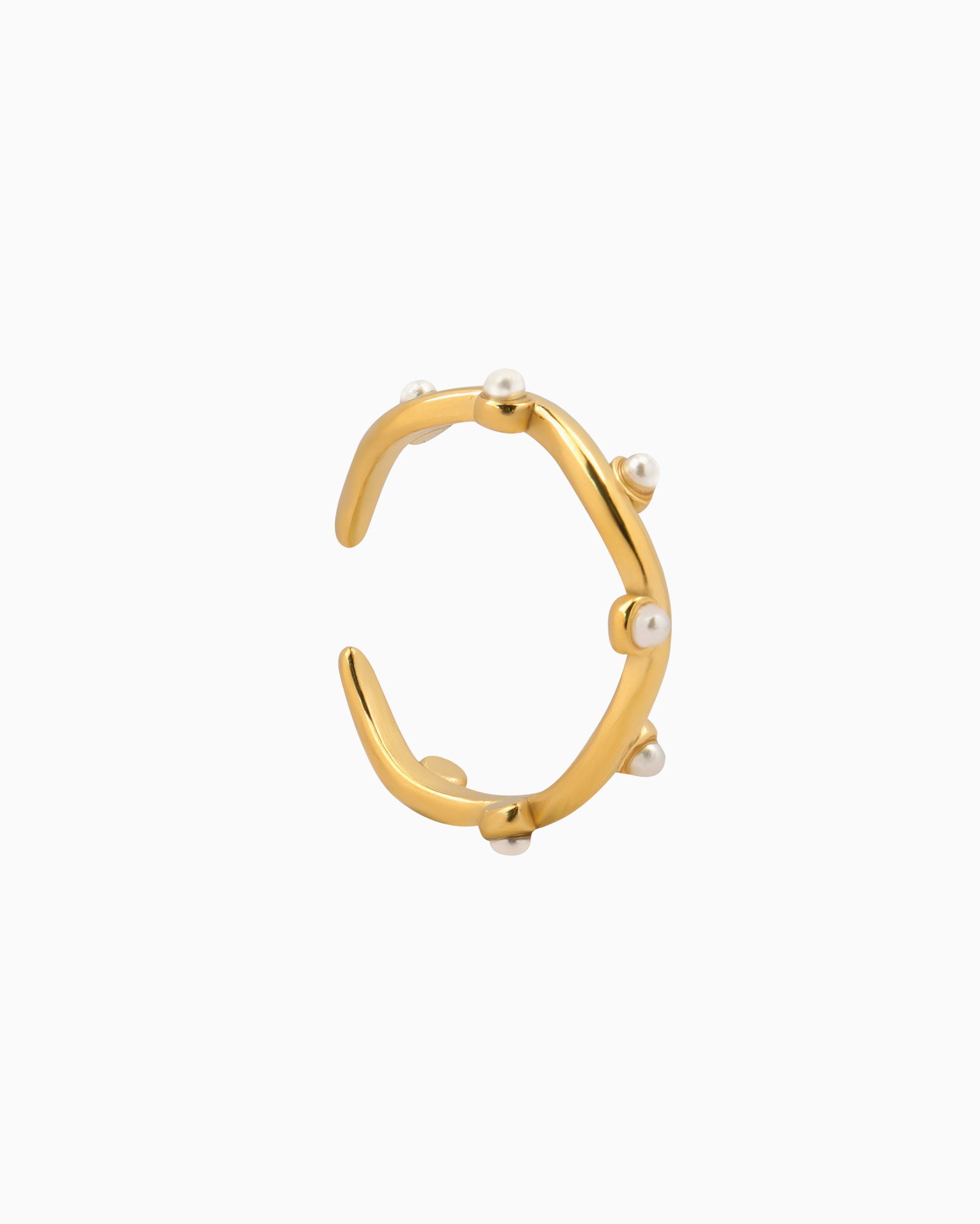 Opaline Open Scattered Pearl Ring | Zoe Olivia Jewellery Australia