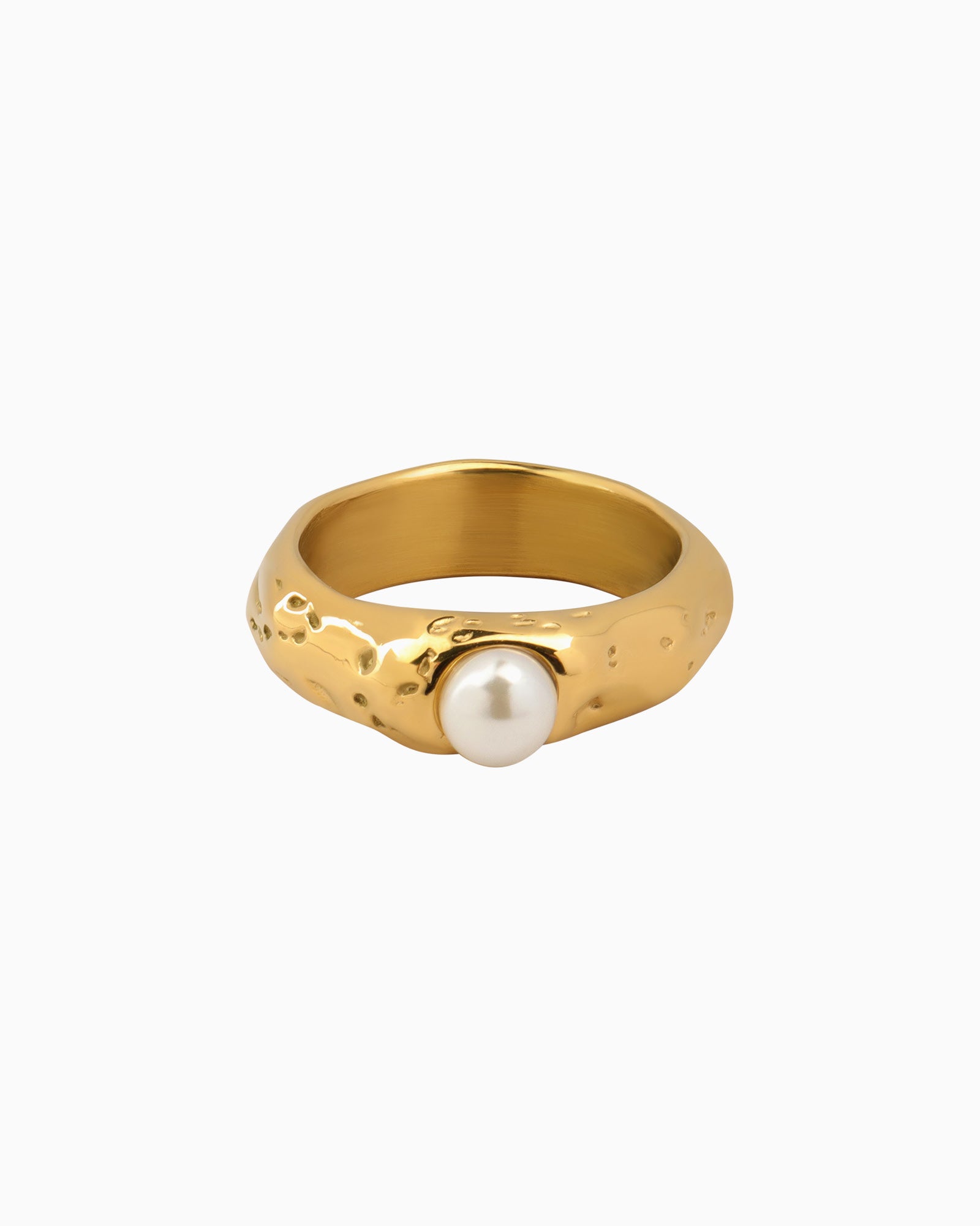 Opaline Chunky Organic Pearl Ring