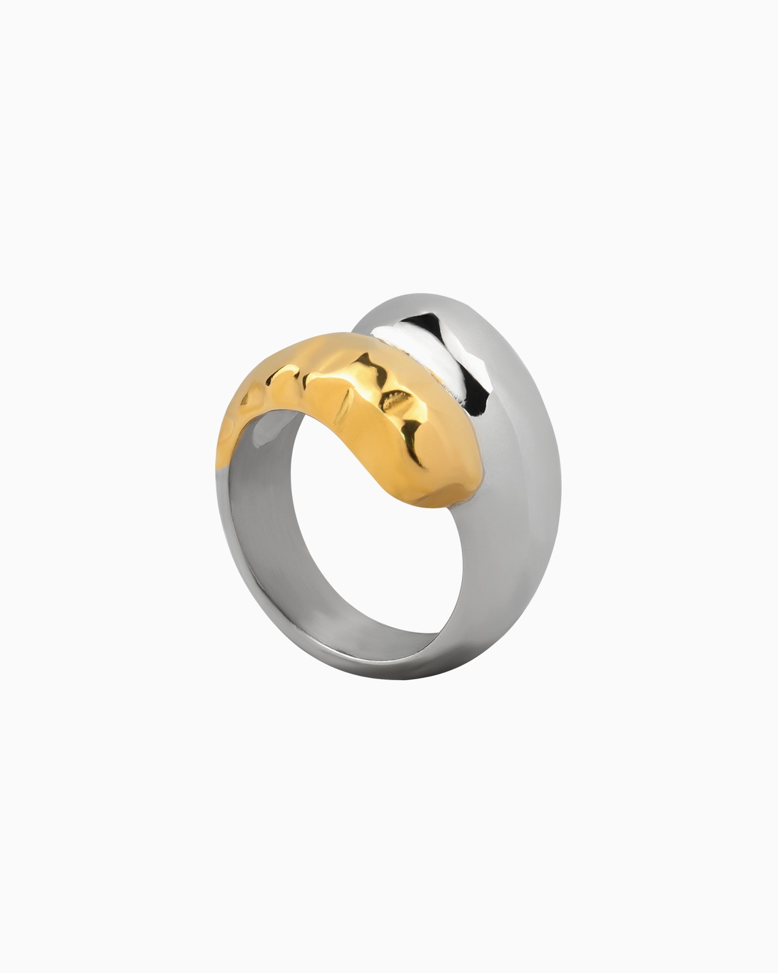 Dunes Hammered Wrap Ring