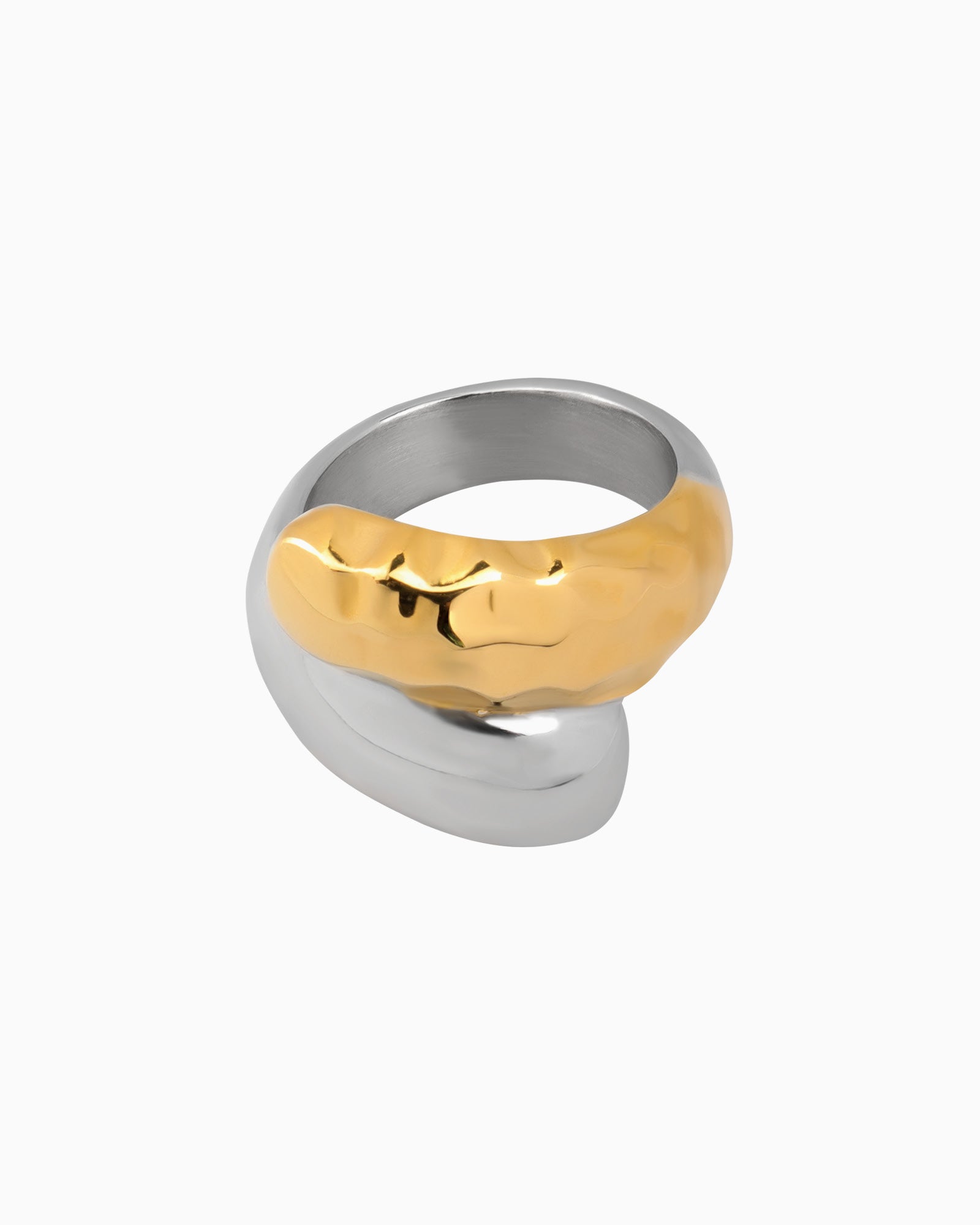 Dunes Hammered Wrap Ring