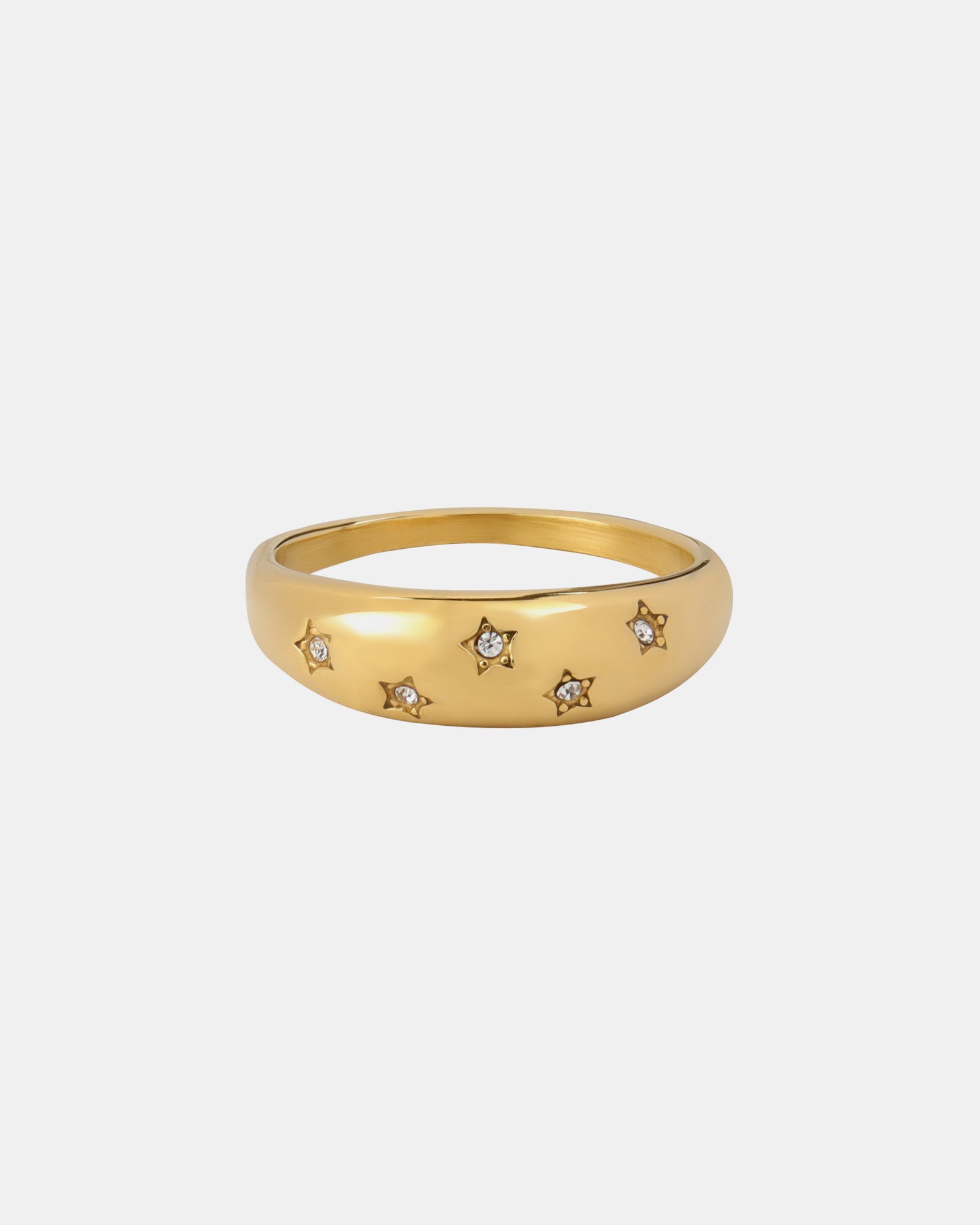 Stars Scattered Star Cubic Zirconia Ring | Zoe Olivia Jewellery Australia