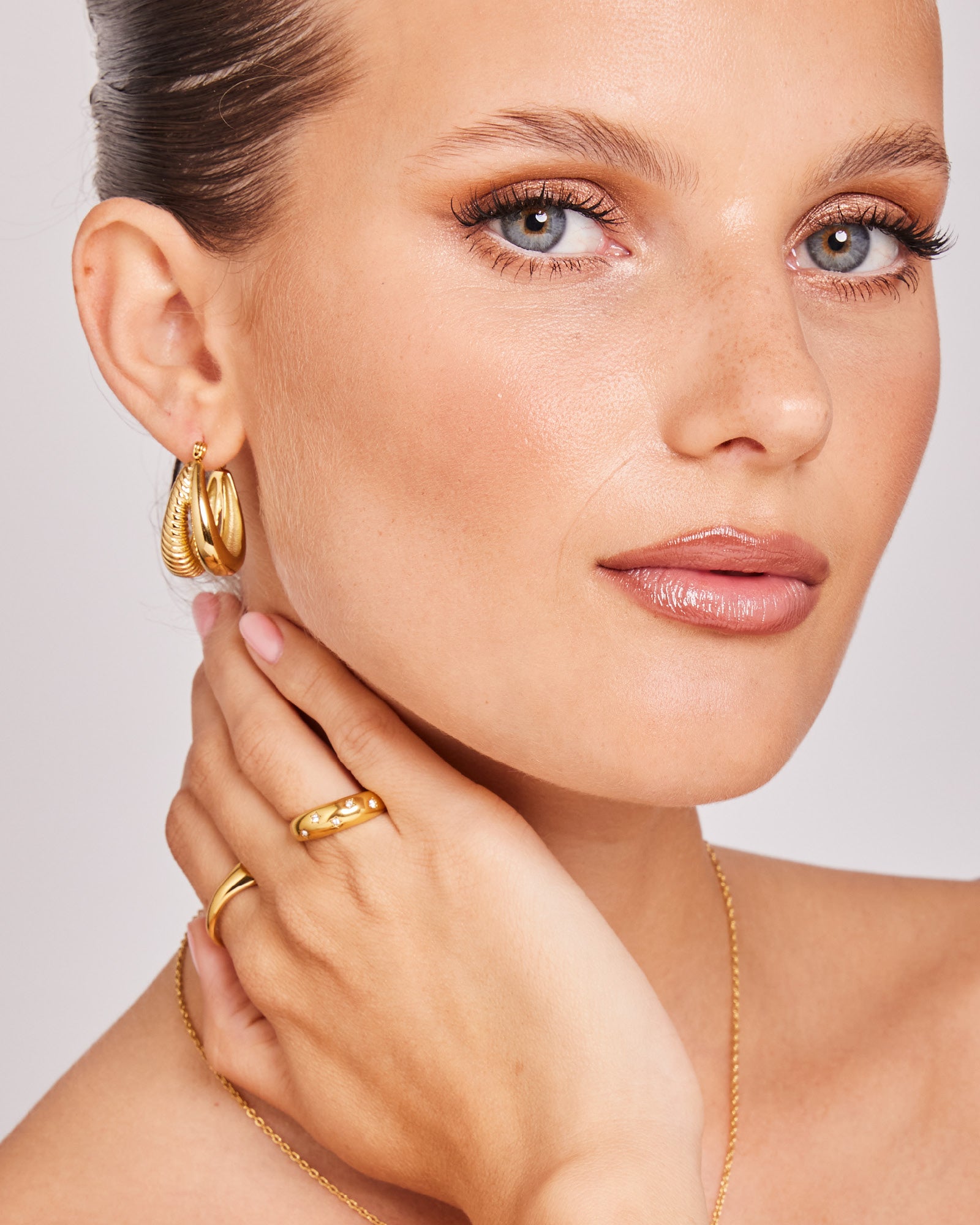 Stars Scattered Star Cubic Zirconia Ring | Zoe Olivia Jewellery Australia