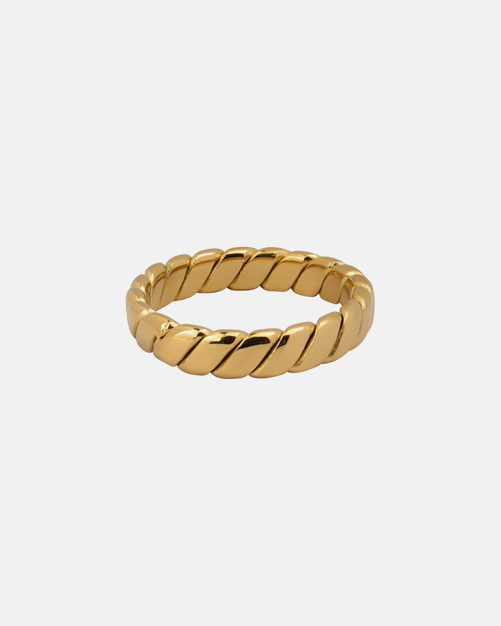 Essentials Polished Braided Ring | Zoe Olivia Jewellery Australia