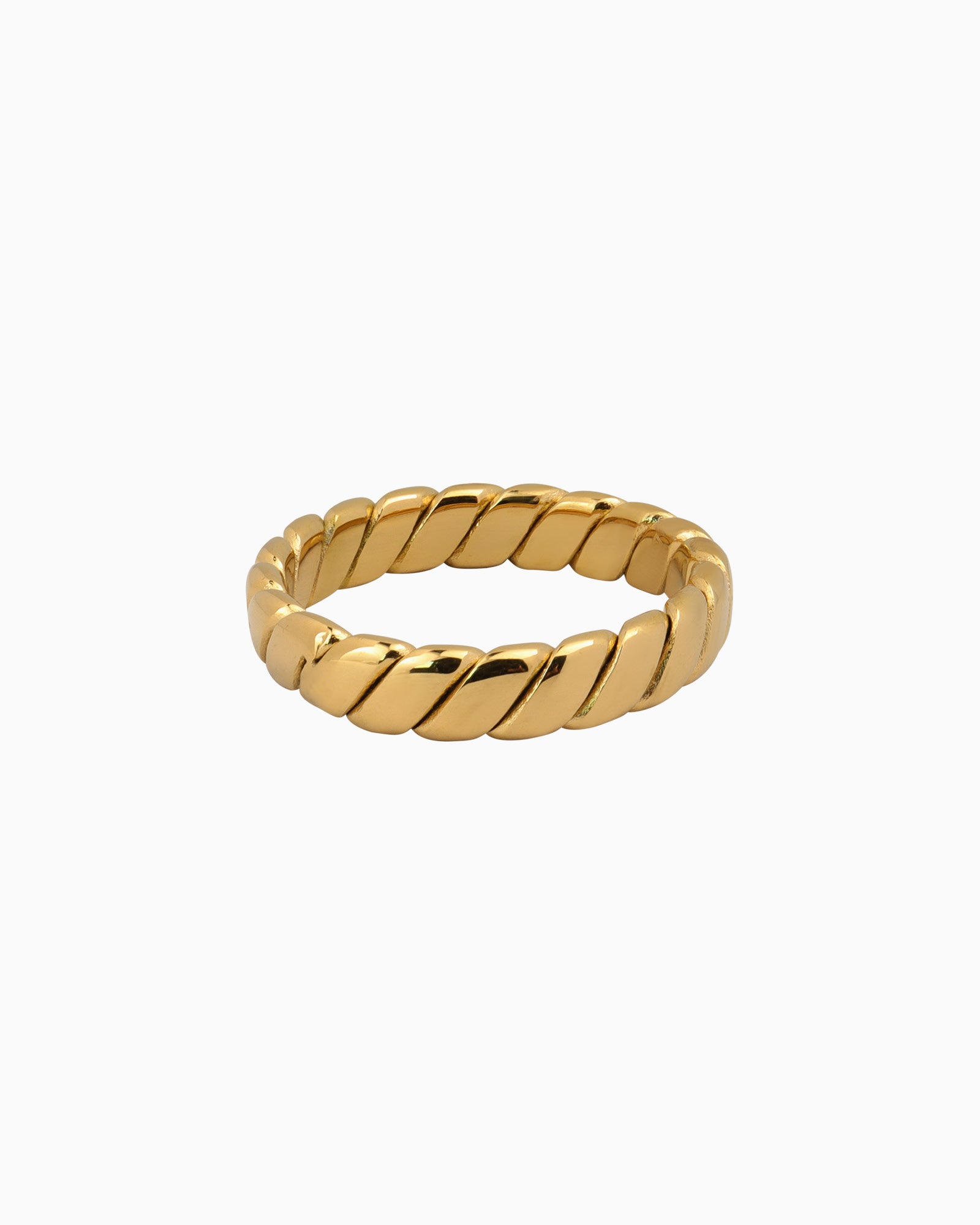 Essentials Polished Braided Ring