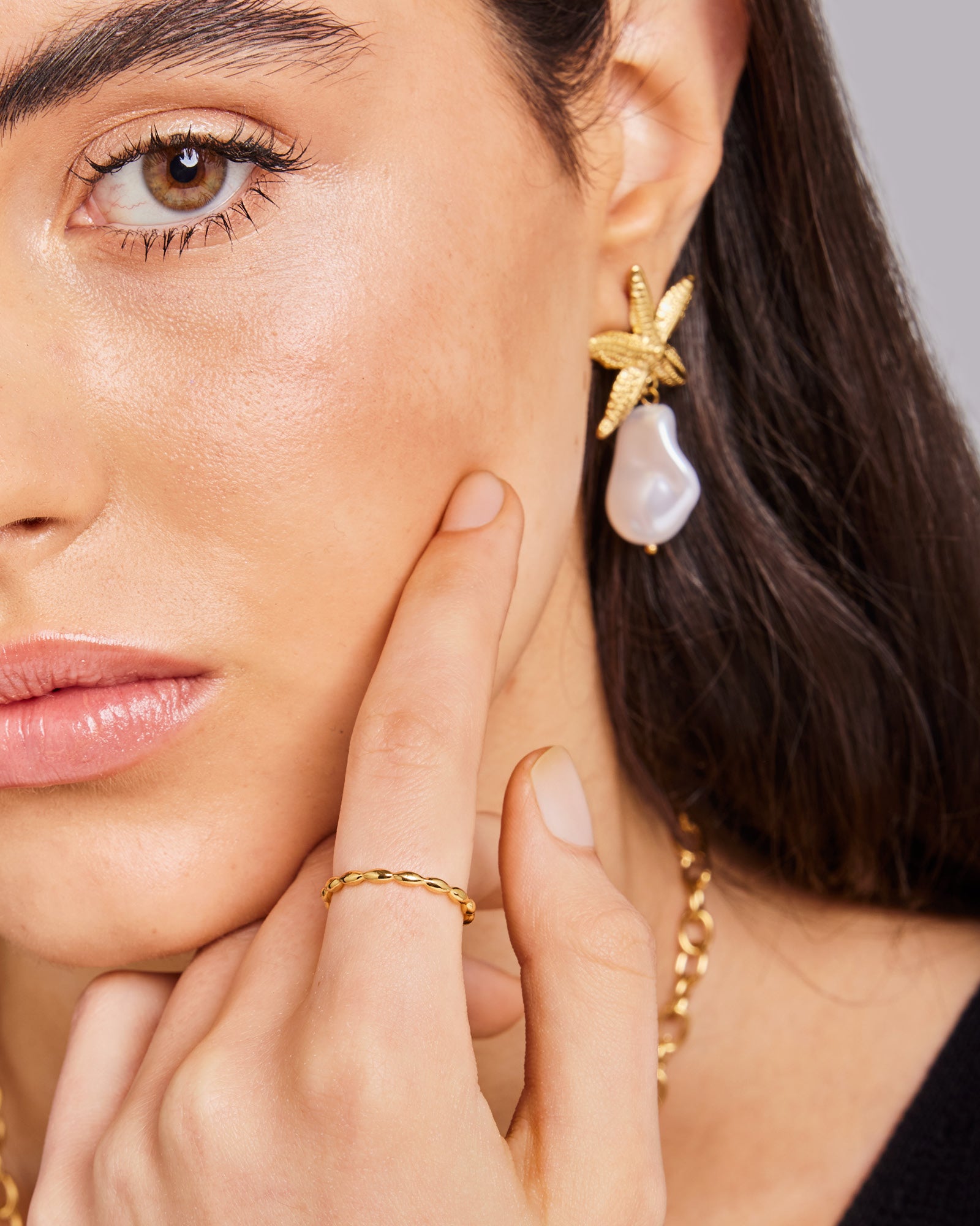 Solara Segmented Puffy Ring | Zoe Olivia Jewellery Australia